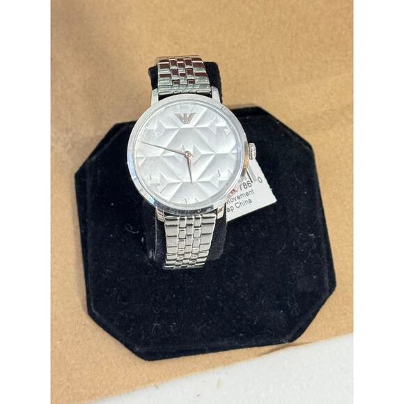 Emporio Armani AR11213 Women's Watch Modern Slim Silver Dial - Picture 2 of 5